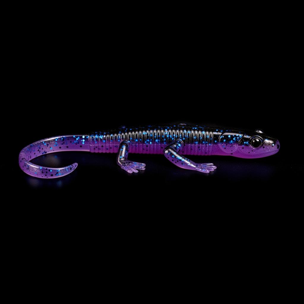 Lagartija soft plastic bait packaging